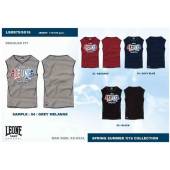 T-shirt męski tank LEONE LSM979/S16 czarny "L"