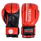 Rękawice bokserskie skórzane RBT-15W 10 oz  (WAKO APPROVED)- kolor czerwony