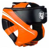 Kask bokserski sparingowy KSTOP-PU-FT- kolor zielony