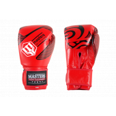 Rękawice bokserskie skórzane MASTERS RBT-RED- waga 14 oz
