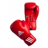 Rękawice bokserskie ADIDAS AIBA - kolor czerwony- waga 12 oz