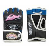 (P) Rękawice MASTERS do MMA LADIES GF-30A + gratis- kolor czarno - niebieskie- rozmiar L/XL