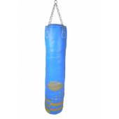 Worek bokserski skórzany 150/35 cm pusty WWS-STAR (RÓŻNE KOLORY)- kolor niebieski
