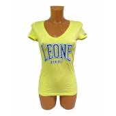 T-shirt damski LEONE LW1022/S16 żółty "S"