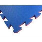 Mata puzzle MASTERS 100 cm x 100 cm x 2 cm czerwono-niebieska (80 kg/m3)