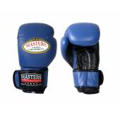 Rękawice bokserskie skórzane RBT-15 10 oz- kolor niebieski