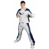 Bluza do pointfightingu TOP TEN biało-czarna (ZMIANA CENY)- rozmiar XL