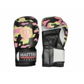 Rękawice bokserskie RPU-CAMO- kolor różowy- waga 10 oz