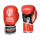 Rękawice bokserskie MASTERS RBT-A (ZMIANA CENY)- kolor niebiesko - czarno - białe- waga 10 oz