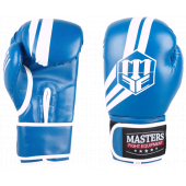 Rękawice bokserskie MASTERS RPU-CLASSIC 10 oz i 12 oz- kolor niebieski- waga 10 oz