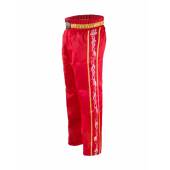Spodnie sportowe długie SKBP-200 czerwone/niebieskie- kolor czerwony- rozmiar XL