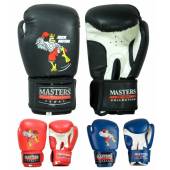 Rękawice bokserskie MASTERS JUNIOR COLLECTION RPU-MJC 8 oz - 10 oz - kolor czerwony- waga 8 oz