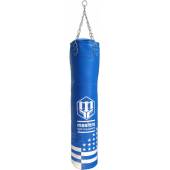 Worek bokserski skórzany 150/35 cm pusty WWS-STAR-1 NEW- kolor niebieski