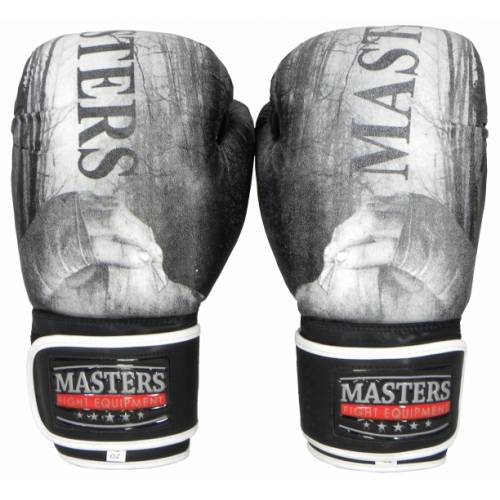 Rękawice bokserskie MASTERS RPU-MT - kolor czarny- waga 12 oz