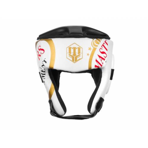 Kask bokserski MASTERS KT-M - kolor biało - czarne- rozmiar S