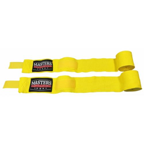 Taśmy bokserskie elastyczne BBE-2,5 (ZMIANA CENY)- kolor żółty