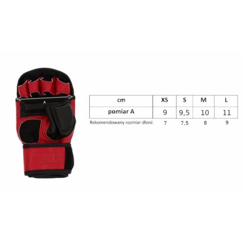 Rękawice do MMA GFS-5 (ZMIANA CENY)- rozmiar S