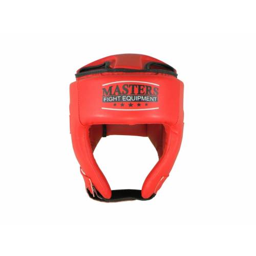 Kask bokserski KTOP-PU (WAKO APPROVED) - kolor czerwony- rozmiar L