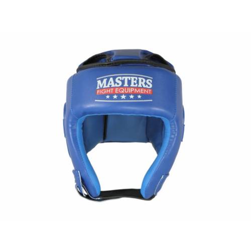 Kask bokserski KTOP-PU (WAKO APPROVED) - kolor czerwony- rozmiar L