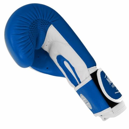 Rękawice bokserskie skórzane MASTERS RBT-TRW (WAKO APPROVED) (ZMIANA CENY)- kolor niebieski