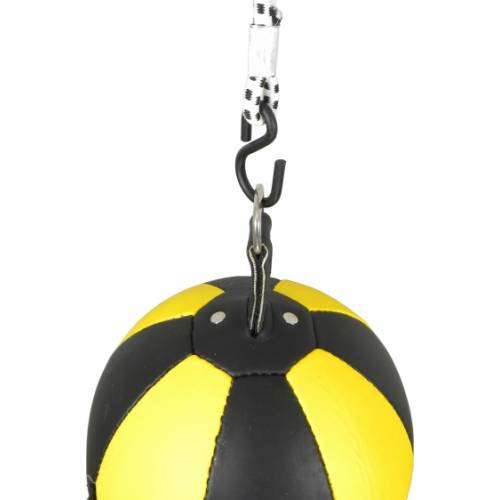 Piłka refleksowa MASTERS - SPT-10- kolor czarno - żółty