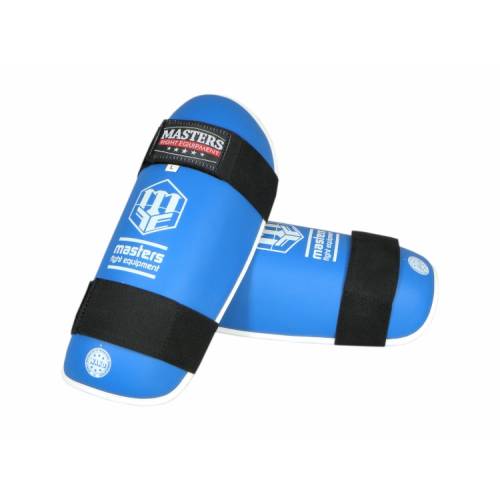 Nagolenniki MASTERS NA-MFE (WAKO APPROVED)- kolor niebieski- rozmiar XXL