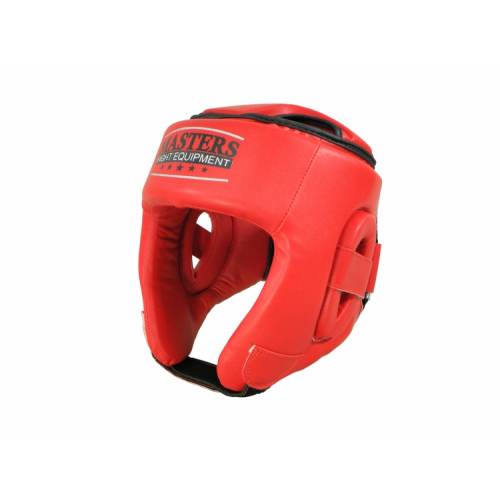 Kask bokserski KTOP-PU (WAKO APPROVED) - kolor czerwony- rozmiar L