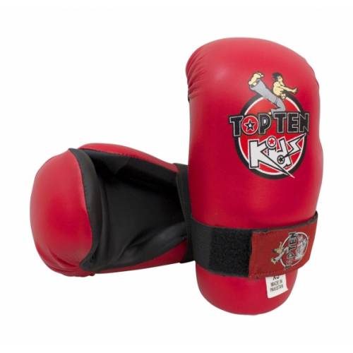 Rękawice otwarte Pointfighter - ROTT-KIDS - kolor czarny