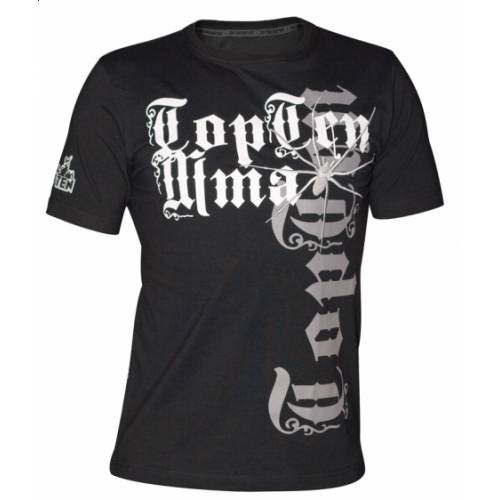 T-shirt TOP TEN - TS-TTMMA SPIDER- kolor czarny- rozmiar M