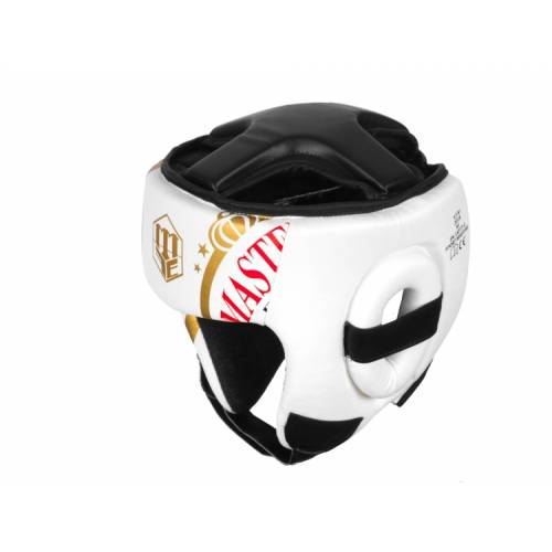 Kask bokserski MASTERS KT-M - kolor biało - czarne- rozmiar S
