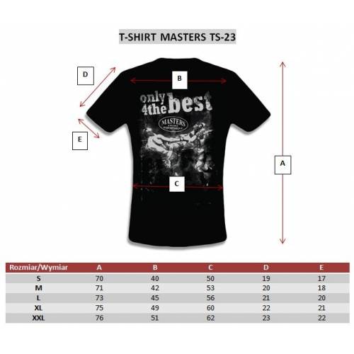 T-shirt MASTERS - TS-23- rozmiar L