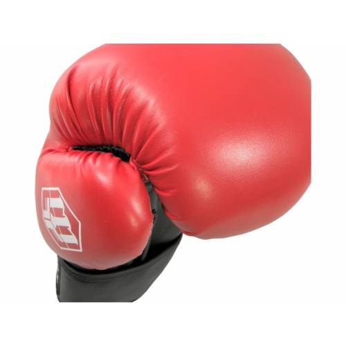 Rękawice bokserskie RPU-100- kolor czerwony- waga 10 oz