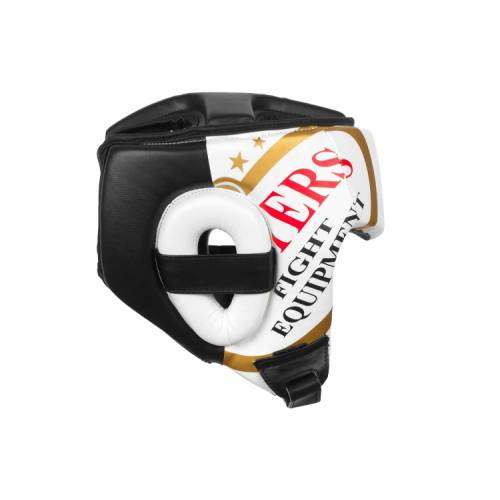 Kask bokserski MASTERS KT-M - kolor biało - czarne- rozmiar S