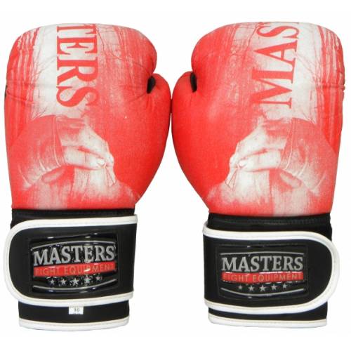 Rękawice bokserskie MASTERS RPU-MT - kolor czarny- waga 12 oz