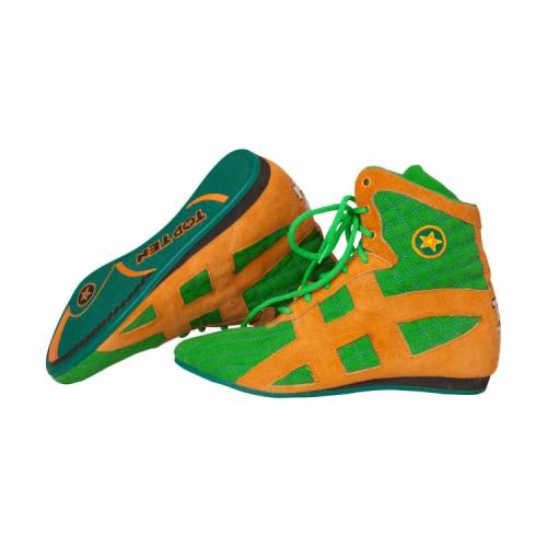 Buty bokserskie TOP TEN  BBA-TT5 - kolor czarno - czerwone
