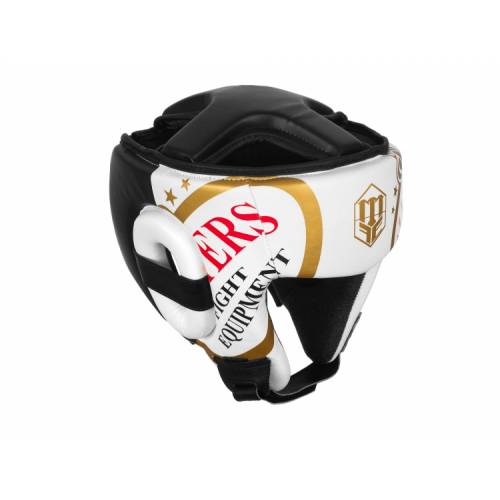 Kask bokserski MASTERS KT-M - kolor biało - czarne- rozmiar S
