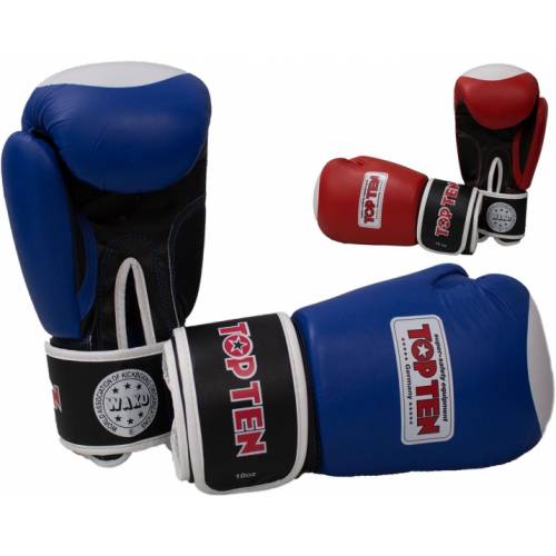 Rękawice bokserskie RTT-WAKO 10 oz - kolor czerwony