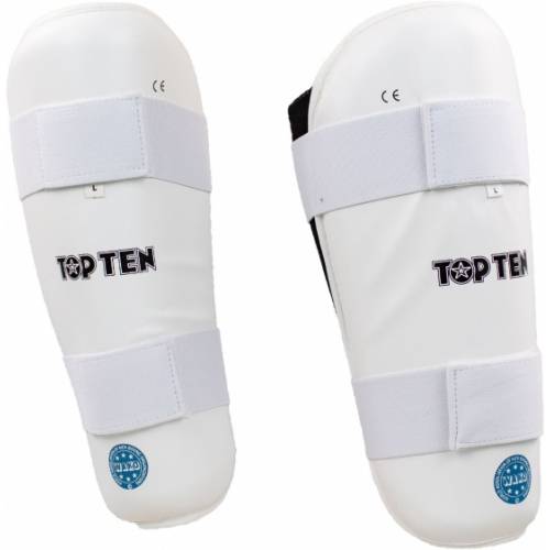 Nagolenniki TOP TEN WAKO style NA-TT- kolor czerwony- rozmiar S