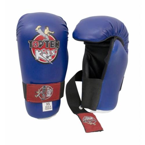 Rękawice otwarte Pointfighter - ROTT-KIDS - kolor czarny